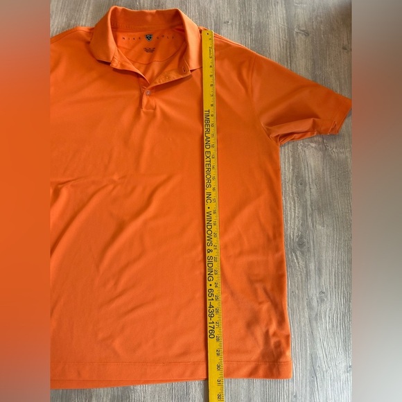 Nike Golf Fit Dry Men’s Short Sleeve Polo Shirt Sz XL  Orange Embroidered Swoosh - Picture 11 of 11